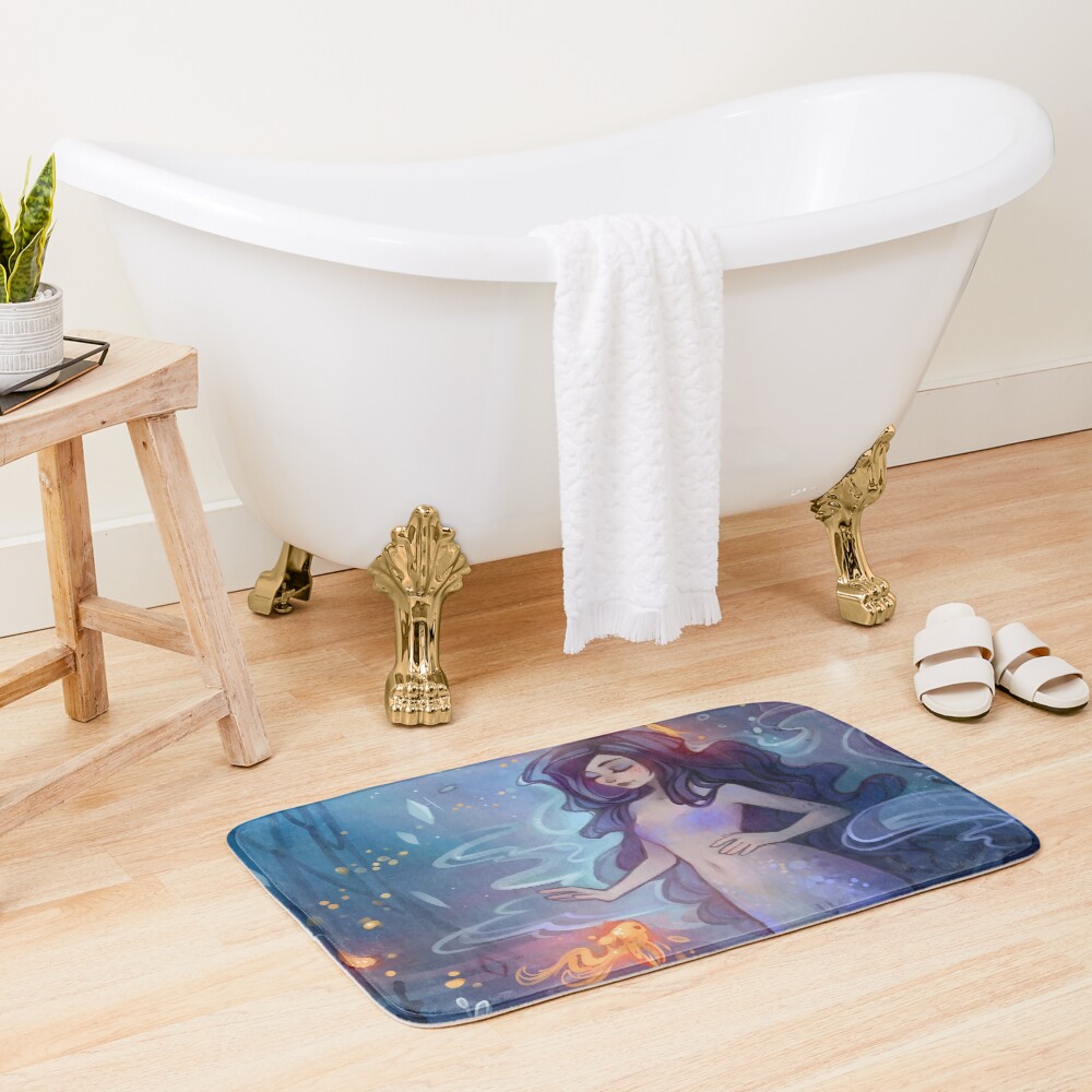 Crystal Mermaid Bath Mat