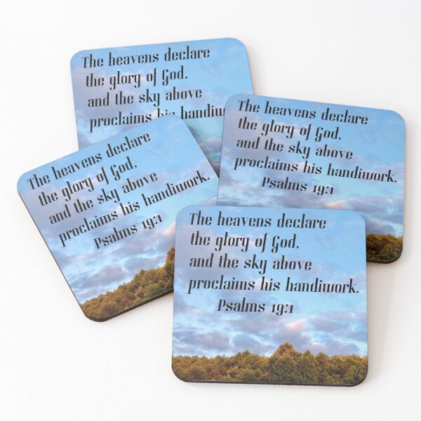 Item preview, Psalm 19:1 Blue sky proclaims His handiwork designed and sold by VondasCreations.