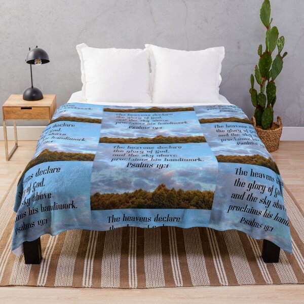 Item preview, Psalm 19:1 Blue sky proclaims His handiwork designed and sold by VondasCreations.