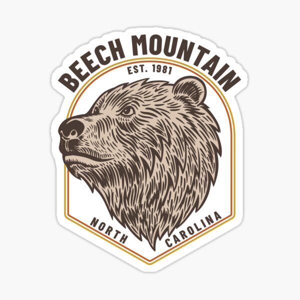 Beech Mountain, North Carolina Sticker