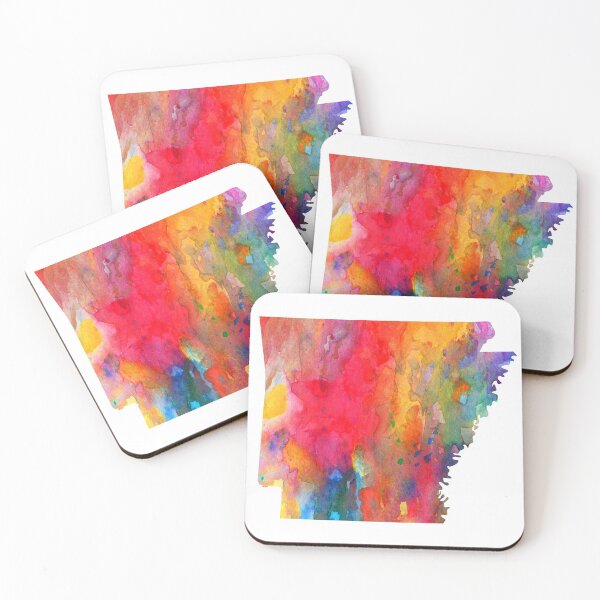 Item preview, Arkansas Map Watercolor by Zouzounio Art designed and sold by zouzounioart.