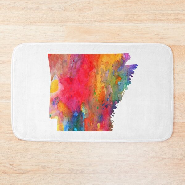 Item preview, Arkansas Map Watercolor by Zouzounio Art designed and sold by zouzounioart.