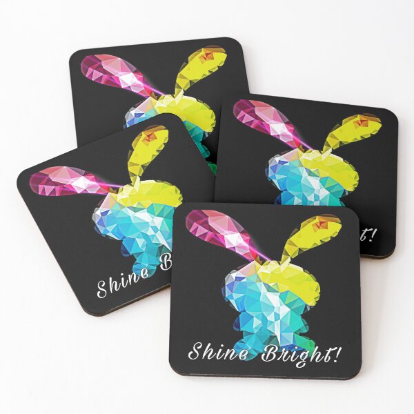 Item preview, Shine Bright Like a Rainbow Bunny designed and sold by YollieBeeArt.