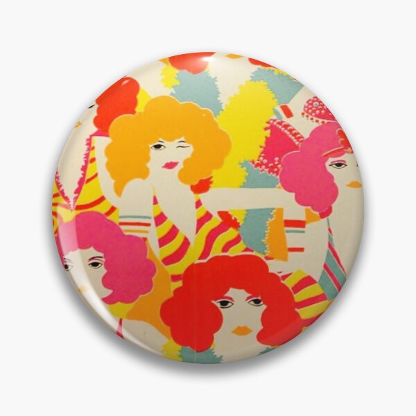 Artikelvorschau, 1970's Foxy Red Heads Print Pattern entworfen und verkauft von WildDaisy.
