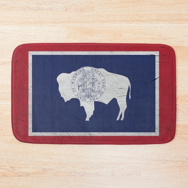 Item preview, Wyoming Flag Wall designed and sold by TRowanDesign.