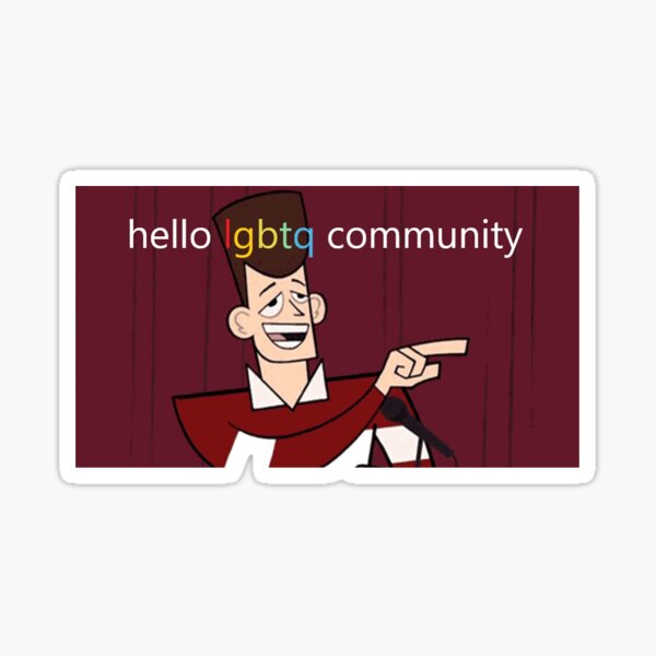 Clone High JFK LGBTQ Community Sticker
