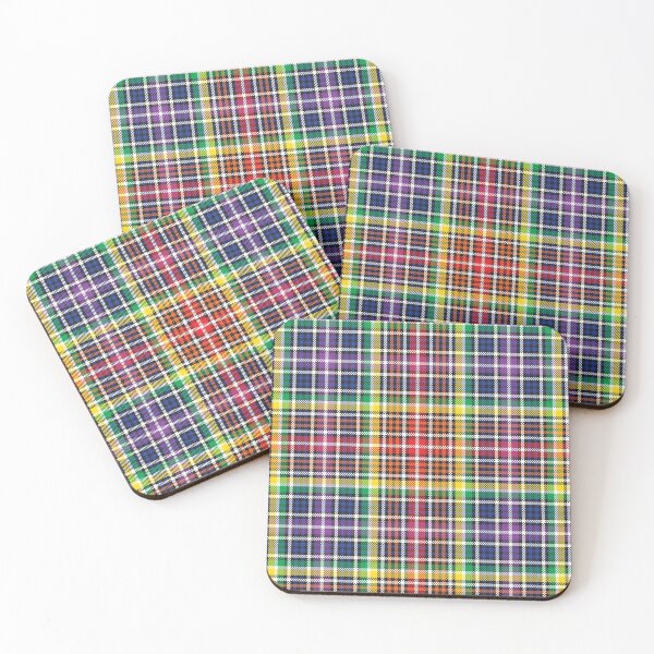 Item preview, Rainbow Glen Plaid Tartan Pattern designed and sold by Siu-Hong Mok.