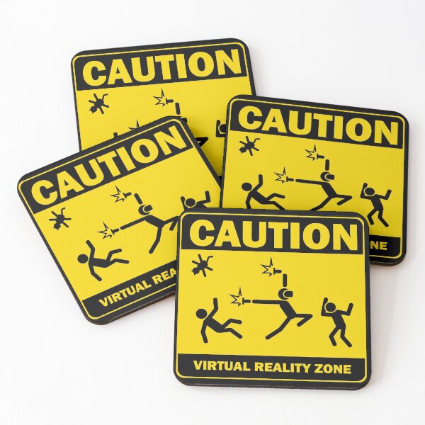 Item preview, Caution! Virtual Reality Zone! designed and sold by Klutzo.