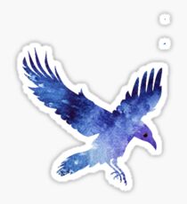 Raven with Itachis Mangekyou Sharingan Sticker
