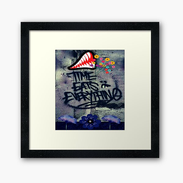 Item preview, Time Eats Everything Sticker designed and sold by Misti Rainwater-Lites.