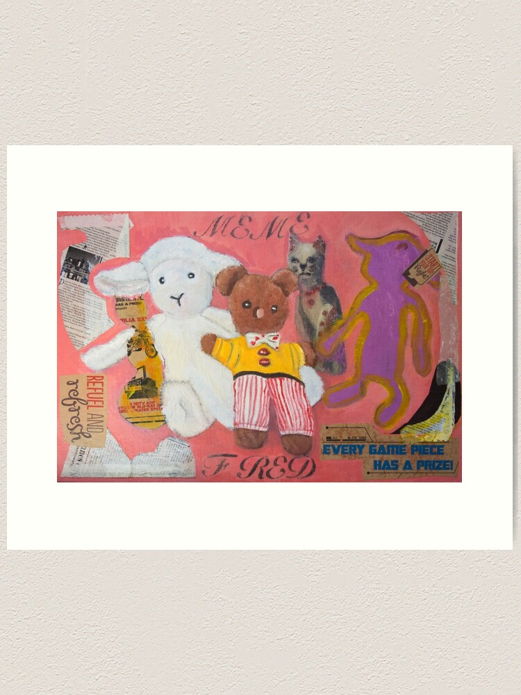 Thumbnail 1 of 3, Art Print, Me me and Fred  designed and sold by tomoenk6.