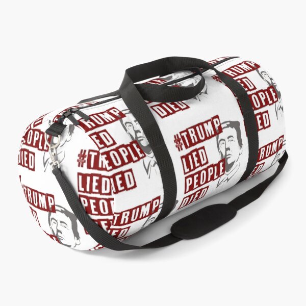 Item preview, Trump Lied People Died Coronavirus Protest Design designed and sold by magentasponge.