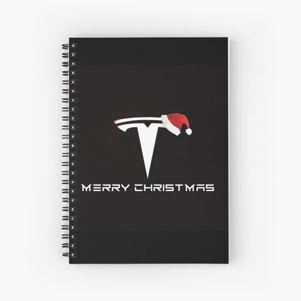 Tesla for christmas Spiral Notebook