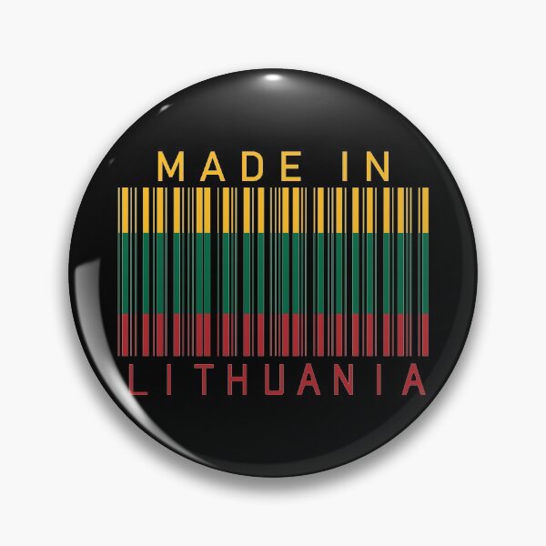 Item preview, Made In Lithuania Barcode designed and sold by hockeng.