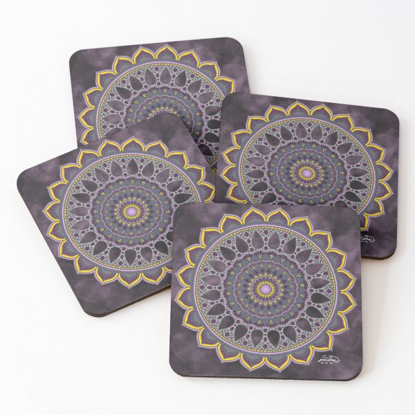 Item preview, Amethyst Smoke Mandala  designed and sold by Snackpackarts.