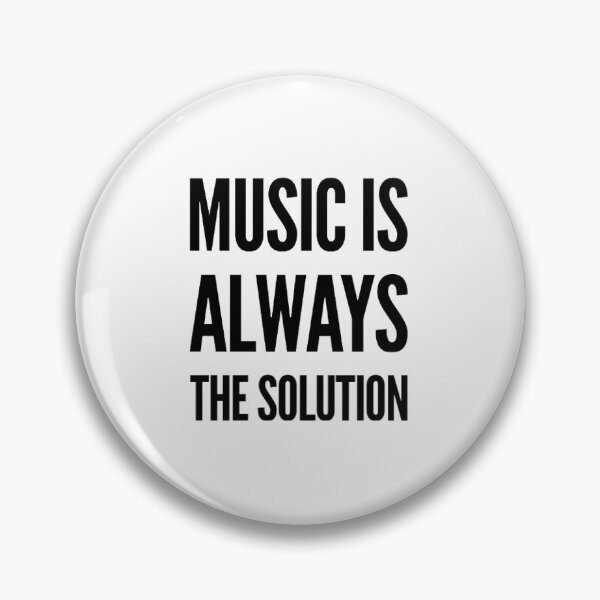 Item preview, Music is Always the Solution designed and sold by GGsCreations.