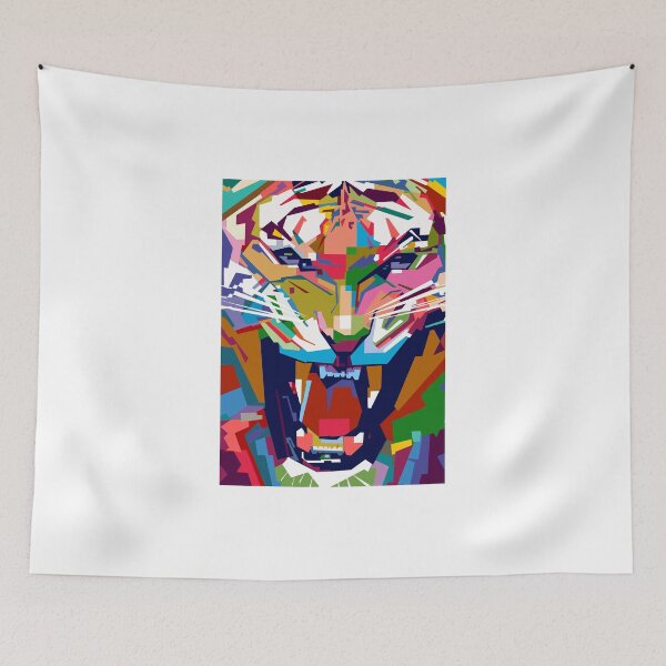 Item preview, Tiger pop art designed and sold by Abstract88.