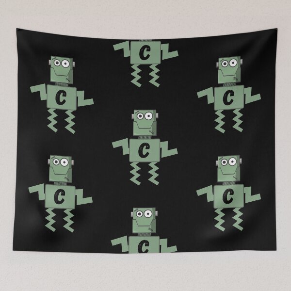 Item preview, Frank-n-Monster Letter C Halloween Monster- by Boo-da-chay designed and sold by Boo-da-chay.