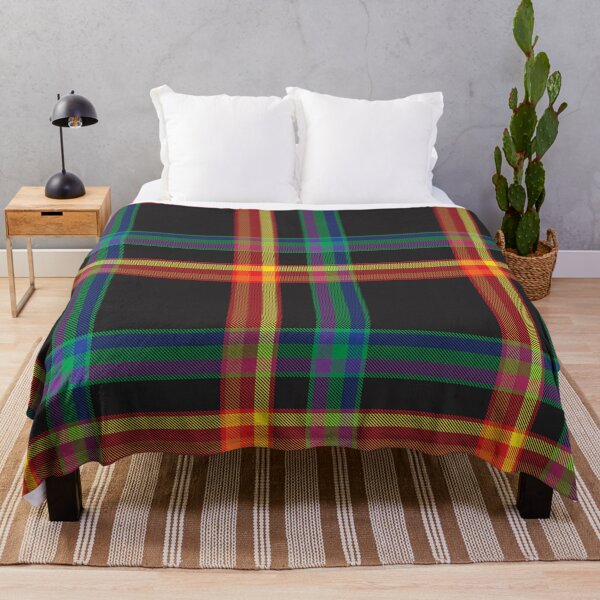 Aperçu de l'œuvre Rainbow Glen Plaid Tartan Pattern créée et vendue par Siu-Hong Mok.