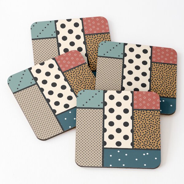Item preview, Polka Dots & Circles Tableau – Retro 70s designed and sold by RoguePatterns.