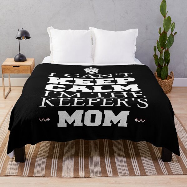 Item preview, Keeper Mom Soccer Tee Funny I Can't Keep Calm Goalie Gift designed and sold by PrintOfi.
