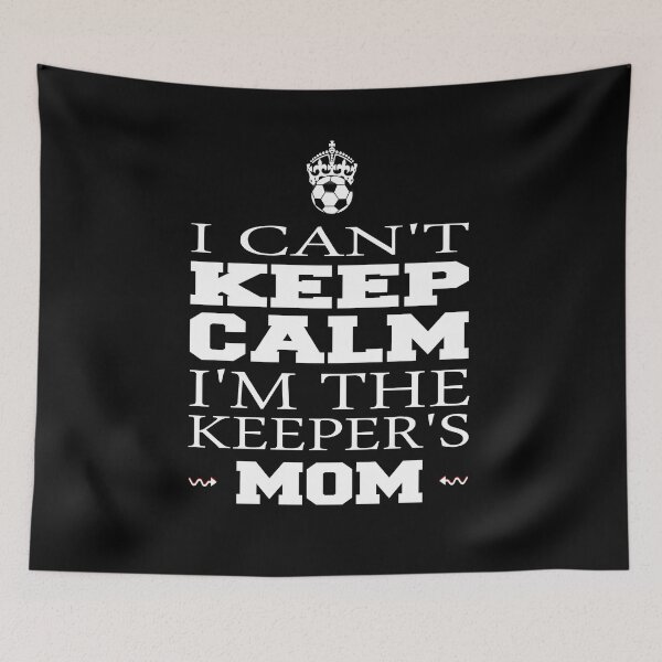 Item preview, Keeper Mom Soccer Tee Funny I Can't Keep Calm Goalie Gift designed and sold by PrintOfi.