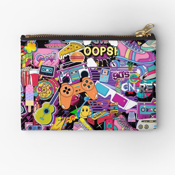 Item preview, Remembering the 90s : Collage 90s kid Sticker Wall Collection designed and sold by Aishwarya  Singh.