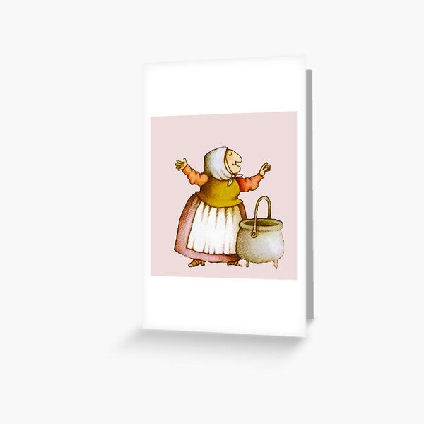 Aperçu de l'œuvre Strega Nona avec pot de pâtes créée et vendue par medusagf.