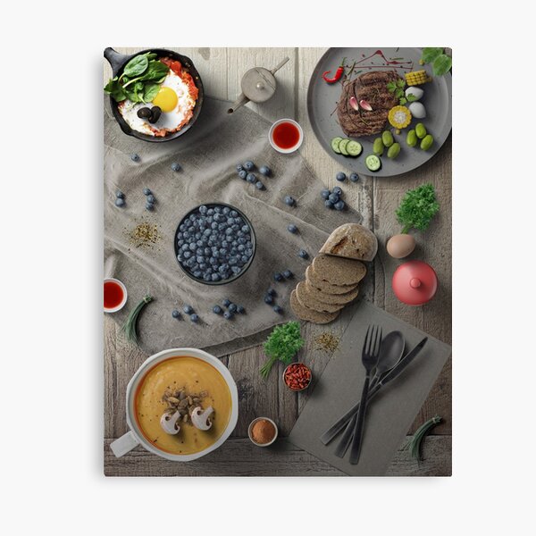 Mighty Delicious Dinner For One Canvas Print