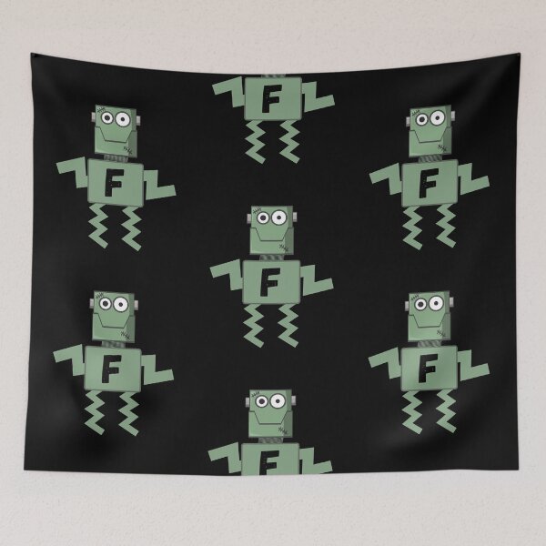Item preview, Frank-n-Monster Letter F Halloween Monster- by Boo-da-chay designed and sold by Boo-da-chay.