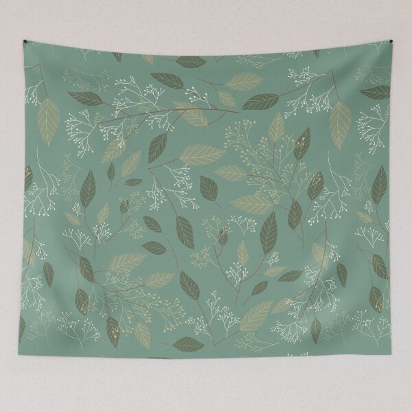 Item preview, Eucalyptus Floral Aesthetic Pattern designed and sold by champagnemoment.