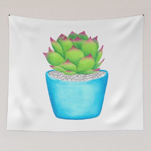 Item preview, Watercolor Echeveria designed and sold by artbychojay.