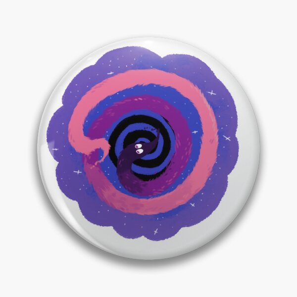 Item preview, Genderfluid Worm - Black Hole designed and sold by weepysheep.