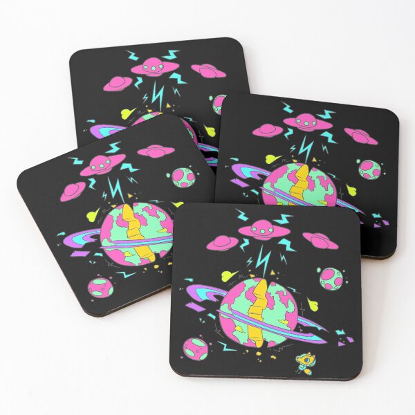Item preview, Cute Lil UFO Attacks!! Black Version designed and sold by HyperHair.