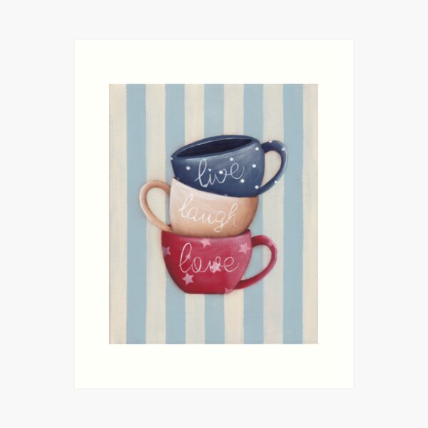Live Laugh Love Art Print