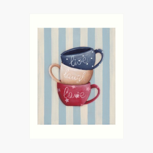 Live Laugh Love Art Print