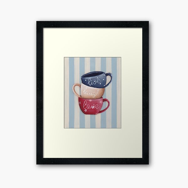 Live Laugh Love Framed Art Print
