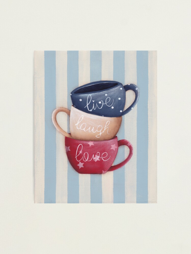 Alternate view of Live Laugh Love Photographic Print