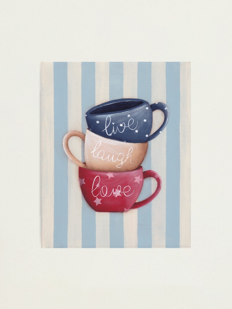 Alternate view of Live Laugh Love Photographic Print