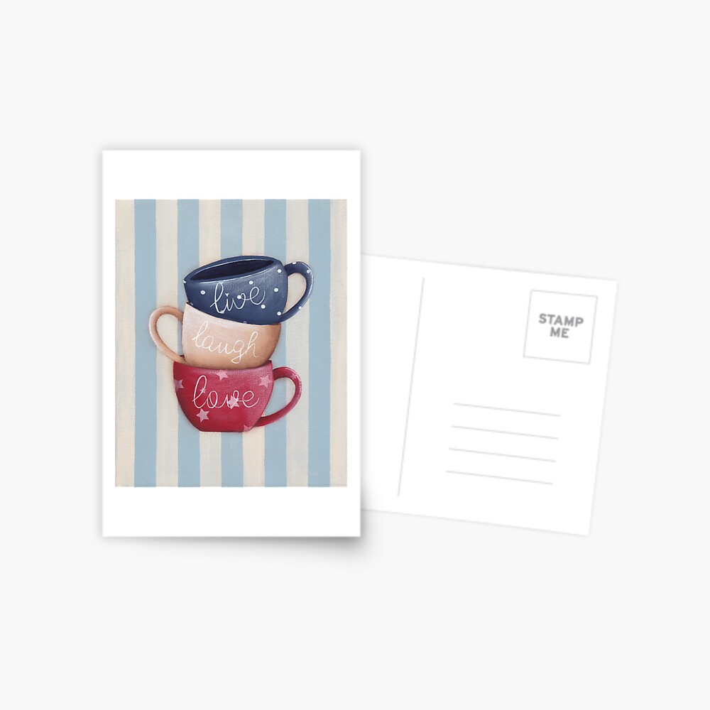 Live Laugh Love Postcard