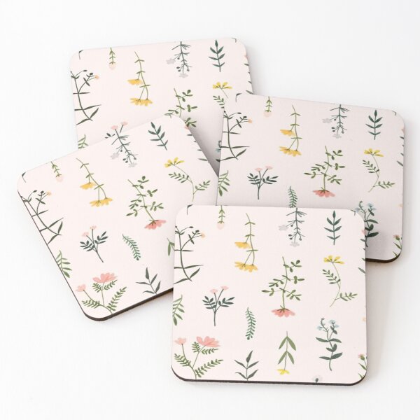 Item preview, Pink wildflower print designed and sold by Lexiliz.