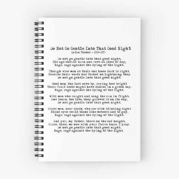 Item preview, Do Not Go Gentle Into That Good Night designed and sold by Run.Breathe.Create.