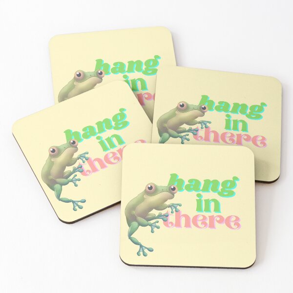 Item preview, Hang in There - tree frog designed and sold by Breakfast Candy.