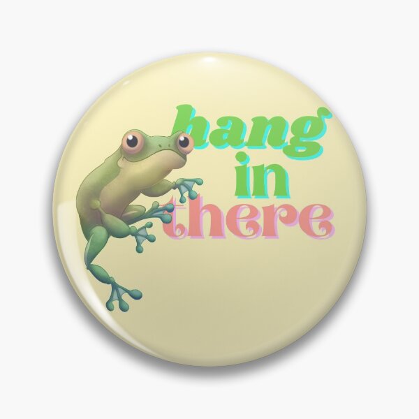 Item preview, Hang in There - tree frog designed and sold by Breakfast Candy.