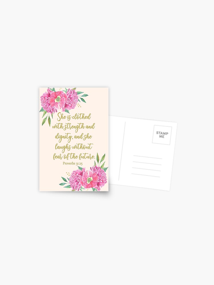 She Is Clothed {Postcard} She Is Clothed {Postcard}