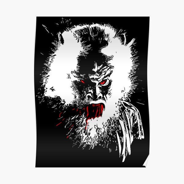 Werewolf - prints, cards & posters Poster