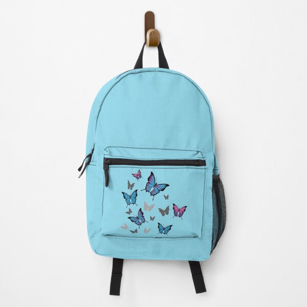 Artikelvorschau, Trendy Pink, Lila, Blau und Grau Schmetterling Illustration entworfen und verkauft von CJAura by Claire Jane Johnson.