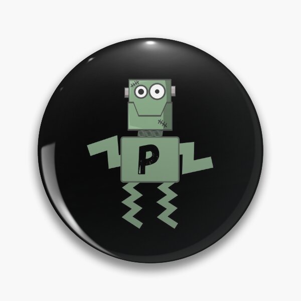 Item preview, Frank-n-Monster Letter P Halloween Monster- by Boo-da-chay designed and sold by Boo-da-chay.