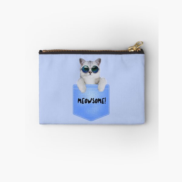 Item preview, Meowsome Cute lovely awesome cat in Pocket designed and sold by ShirtzTonight.