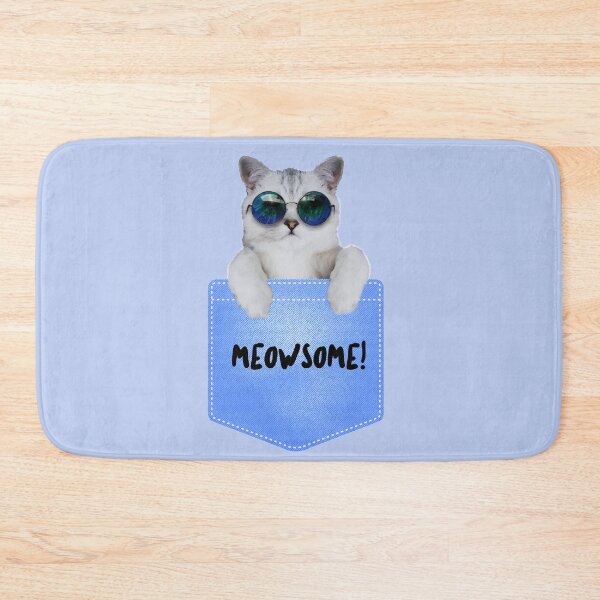 Item preview, Meowsome Cute lovely awesome cat in Pocket designed and sold by ShirtzTonight.
